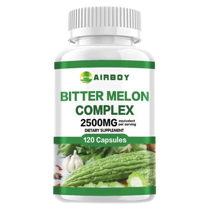 Bitter Melon Capsules - Promote Glucose Metabolism, Weight Management, Digestive Health - 120 Capsules