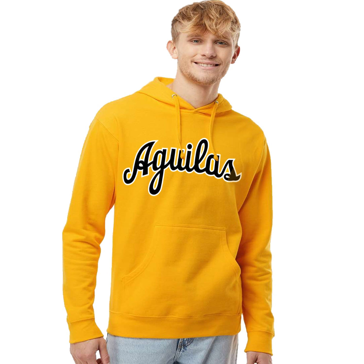 Aguilas Cibaeñas Hooded Sweatshirt - Yellow / Gold