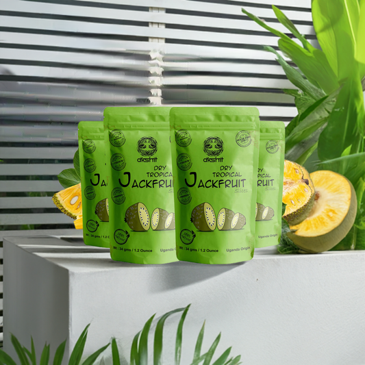 Dried Jackfruit snack | Dry Jackfruit Chips | No Sugar Added| Gluten Free NON-GMO | 4.8 Oz (4 count)