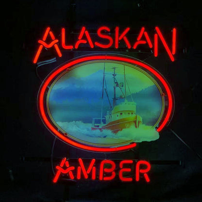 Alaskan Amber Beer Neon Signs