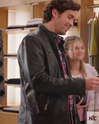 Alec Santos Unwrapping Christmas Tina’s Miracle Black Jacket