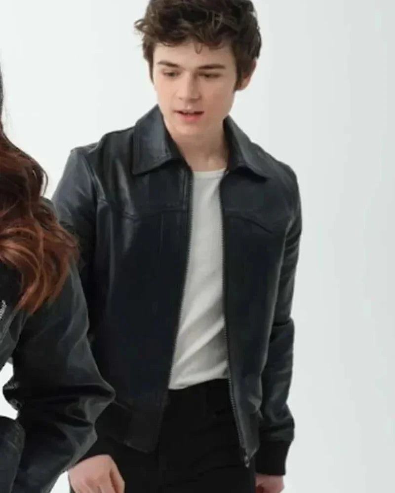 Alex Walter My Life with the Walter Boys S02 Black Leather Jacket