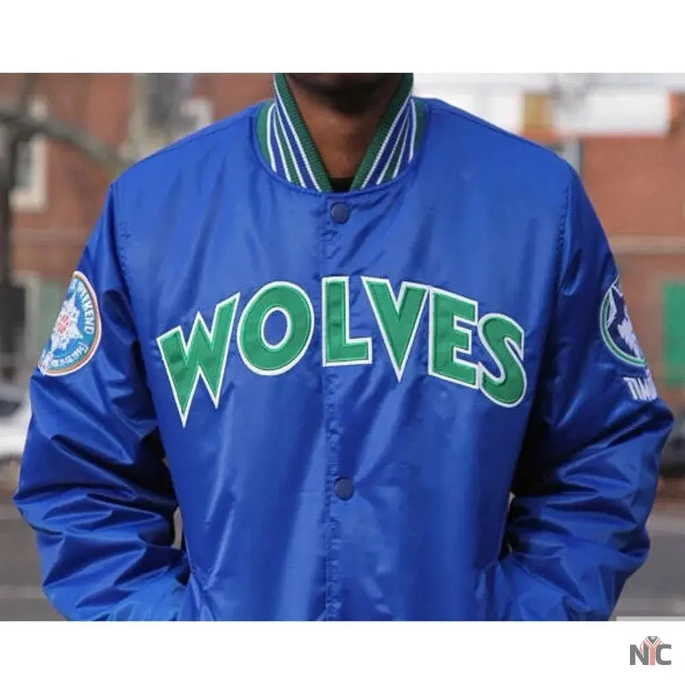 All Star Weekend Minnesota Timberwolves Blue Jacket