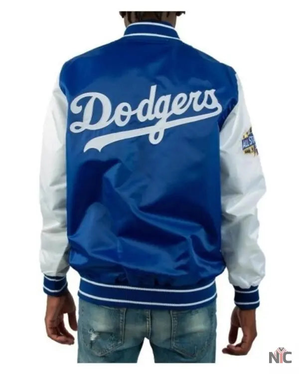 All-star Los Angeles Dodgers Satin Varsity Jacket