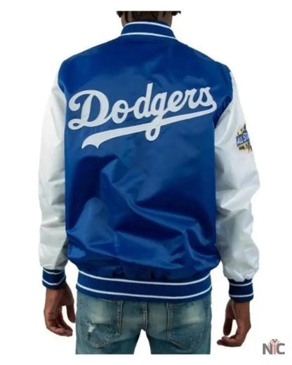 All-star Los Angeles Dodgers Satin Varsity Jacket