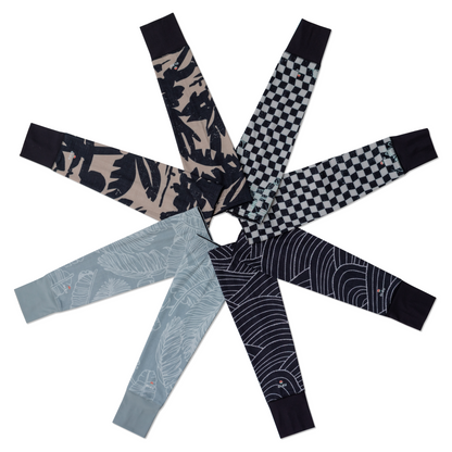 OLEU SUNSPORT™ UV ARM SLEEVES - STORM CARBON