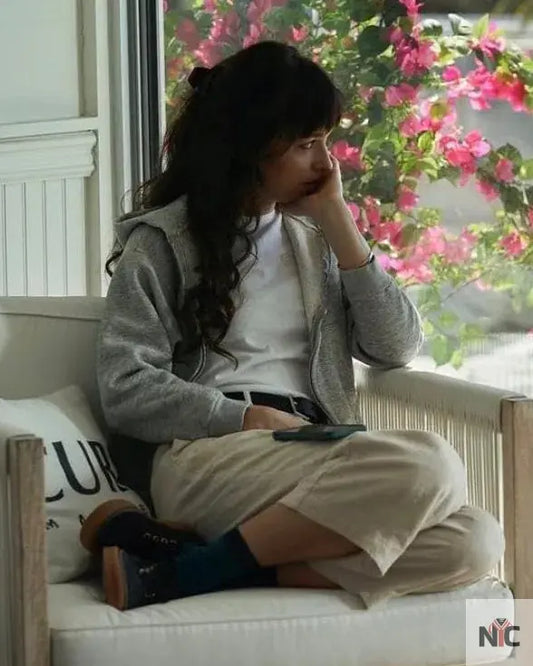 Am I OK? Dakota Johnson Grey Hoodie