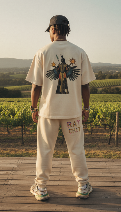 AmaruKhan Hebrews Heavyweight Knitted Round Neck T-Shirt