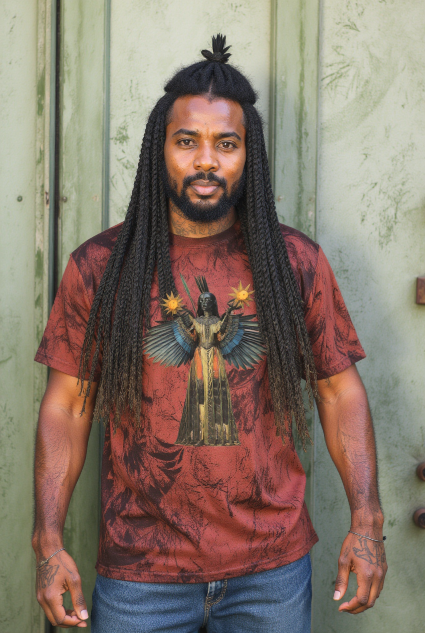 Amaru Khan Stars Unisex Color Blast T-Shirt