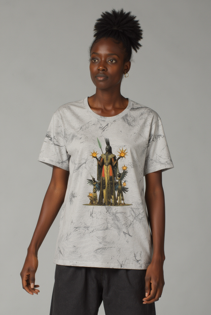 Amaru Khan Stars Unisex Color Blast T-Shirt