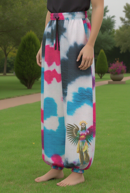 Amaru Khan Super Star Tye-Dye  Unisex Lantern Pants