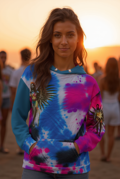 Amaru Khan Tye-Dye Unisex Hoodie