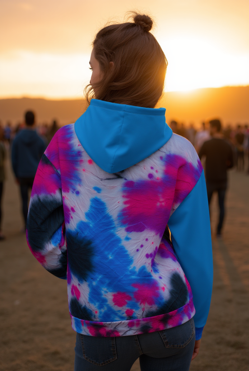 Amaru Khan Tye-Dye Unisex Hoodie