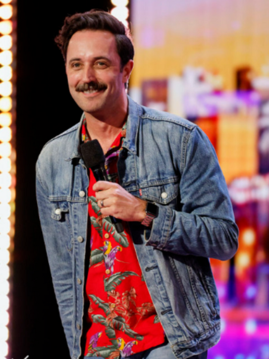 Americas Got Talent S20 Matt O’Brien Banana Leaf Print Shirt