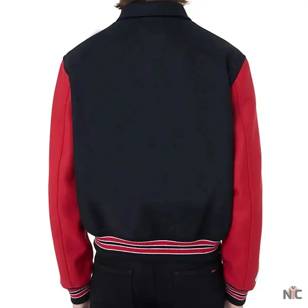 Amiri Bones Letterman Wool Jacket