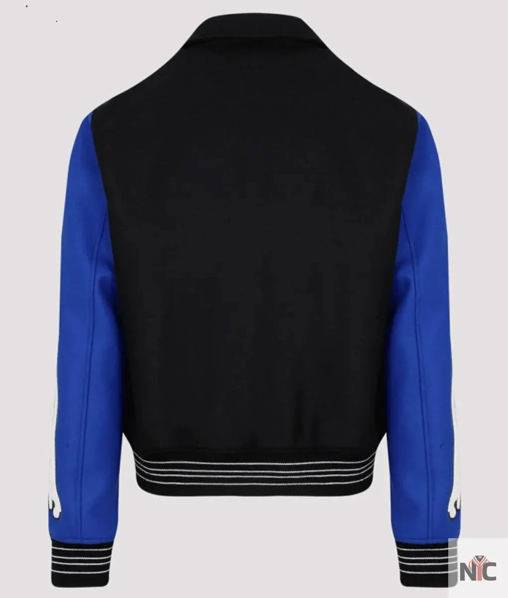 Amiri Bones Letterman Wool Jacket