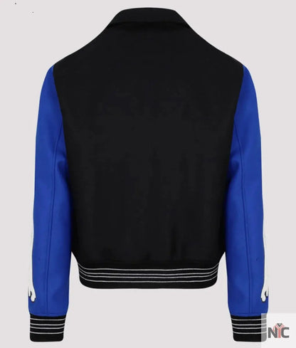 Amiri Bones Letterman Wool Jacket