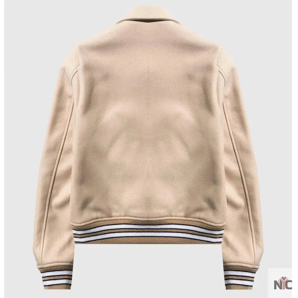 Amiri Bones Letterman Wool Jacket