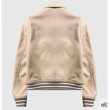 Amiri Bones Letterman Wool Jacket