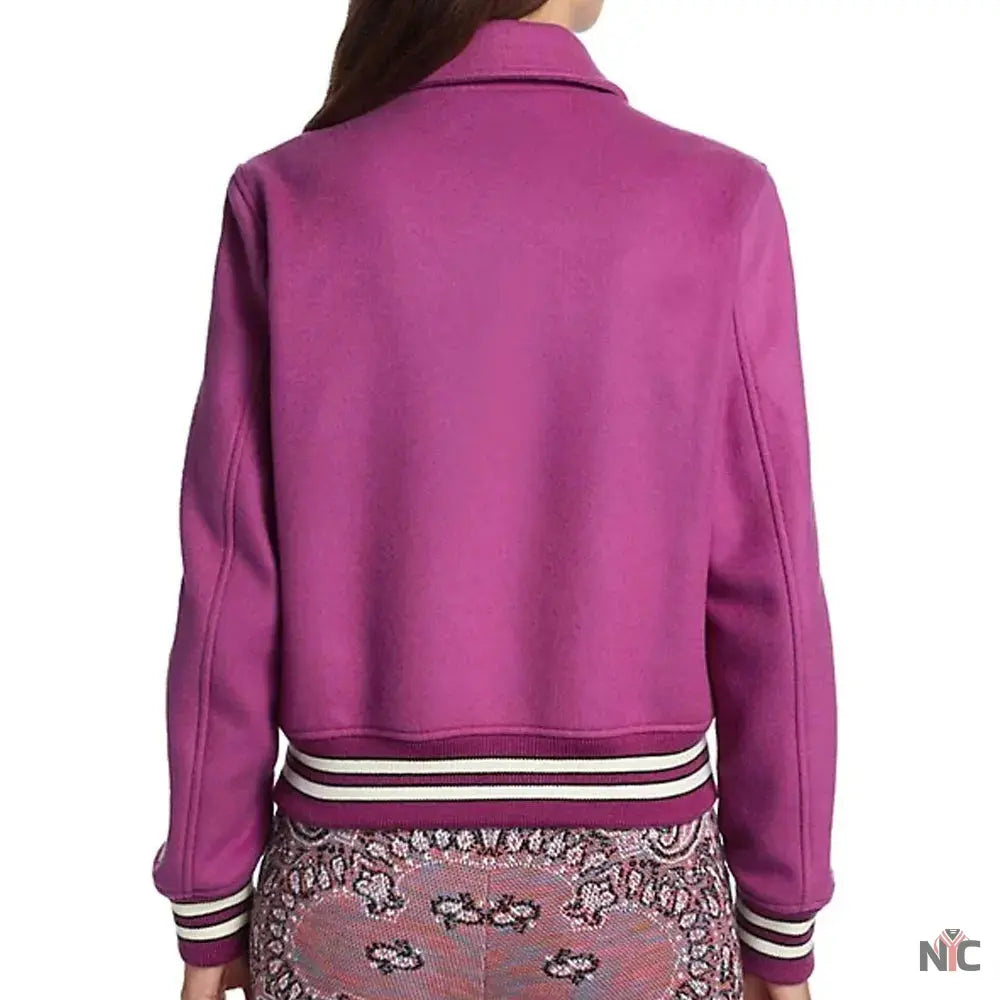Amiri Bones Letterman Wool Jacket