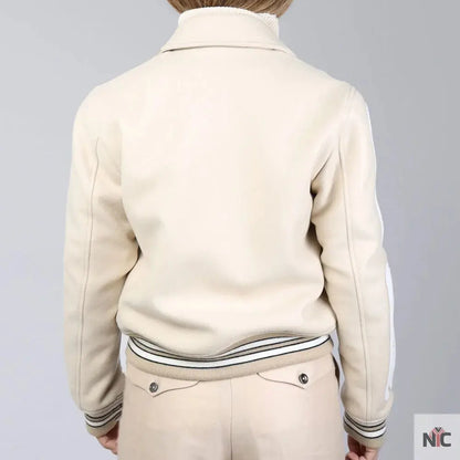 Amiri Bones Letterman Wool Jacket