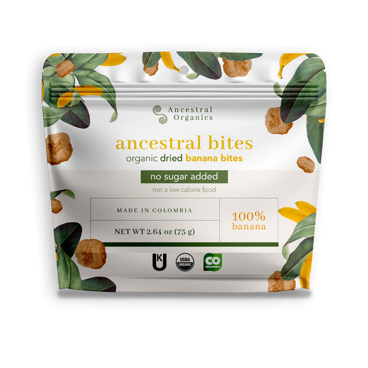 Organic Dried Banana Bites