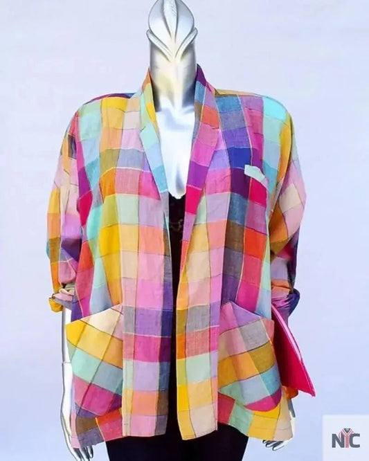 And Just Like That Carrie Bradshaw Rainbow Jacket