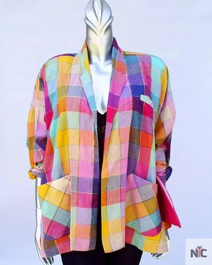 And Just Like That Carrie Bradshaw Rainbow Jacket