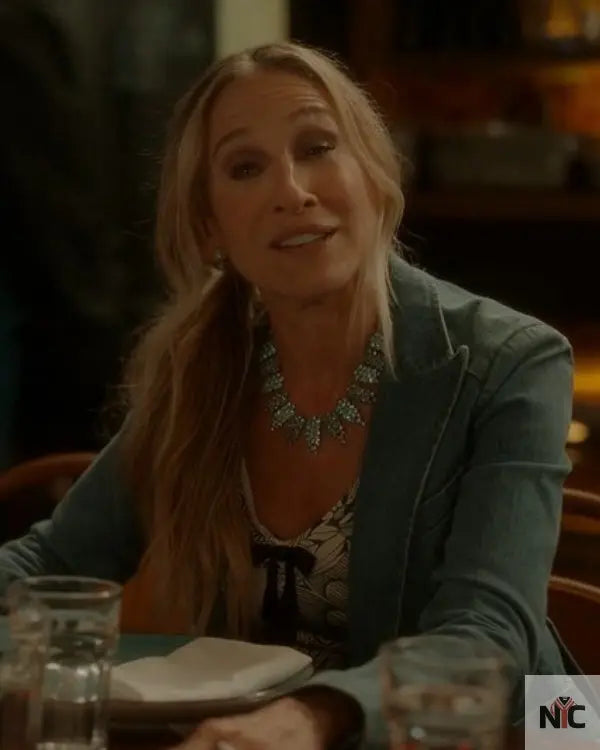 And Just Like That S03 Sarah Jessica Parker Denim Blazer