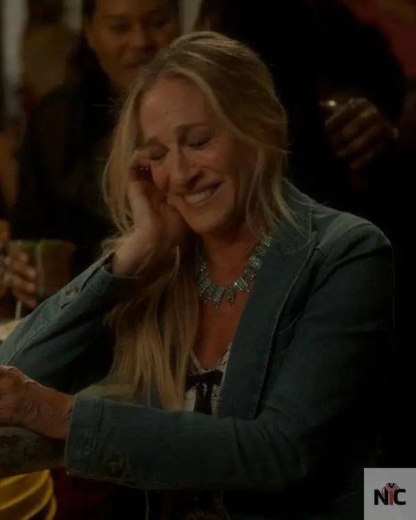 And Just Like That S03 Sarah Jessica Parker Denim Blazer