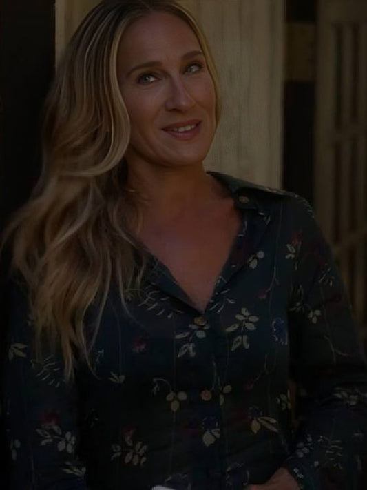 And Just Like That Sarah Jessica Floral Shirt
