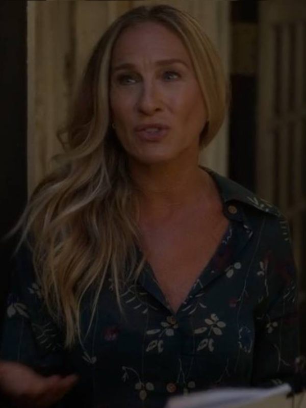 And Just Like That Sarah Jessica Floral Shirt