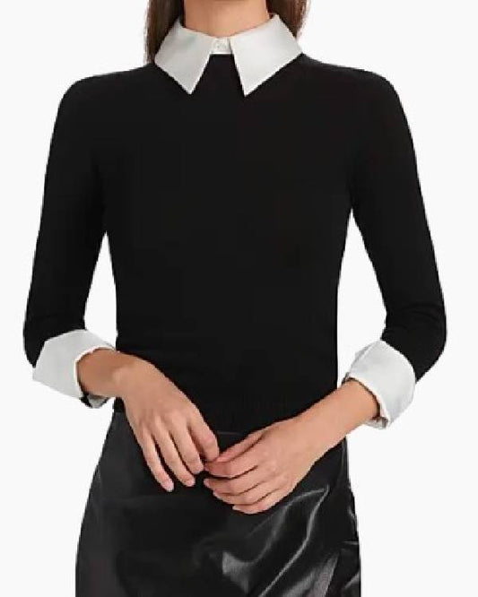 And Just Like That Kristin Davis Collared Sweater