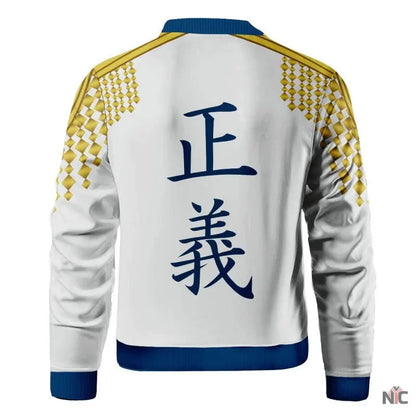 Anime One Piece Marine Bomber Jacket