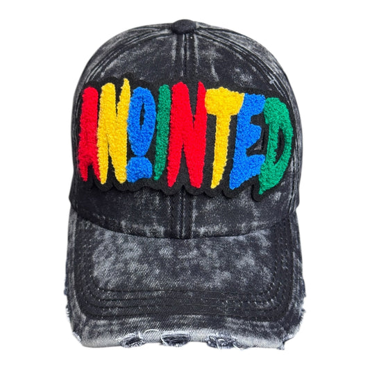 Anointed Baseball Cap Black Multi Stylish Adjustable Hat