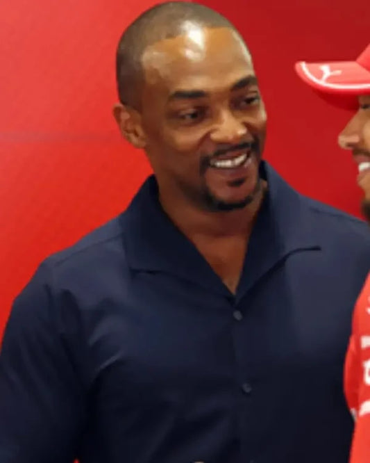 Anthony Mackie Hungary F1 Grand Prix 2025 Ferrari Shirt
