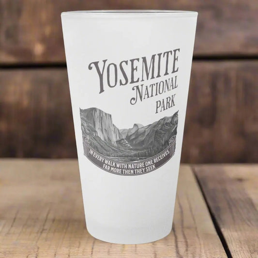 Appalachian National Scenic Trail Frosted Pint Glass 16oz