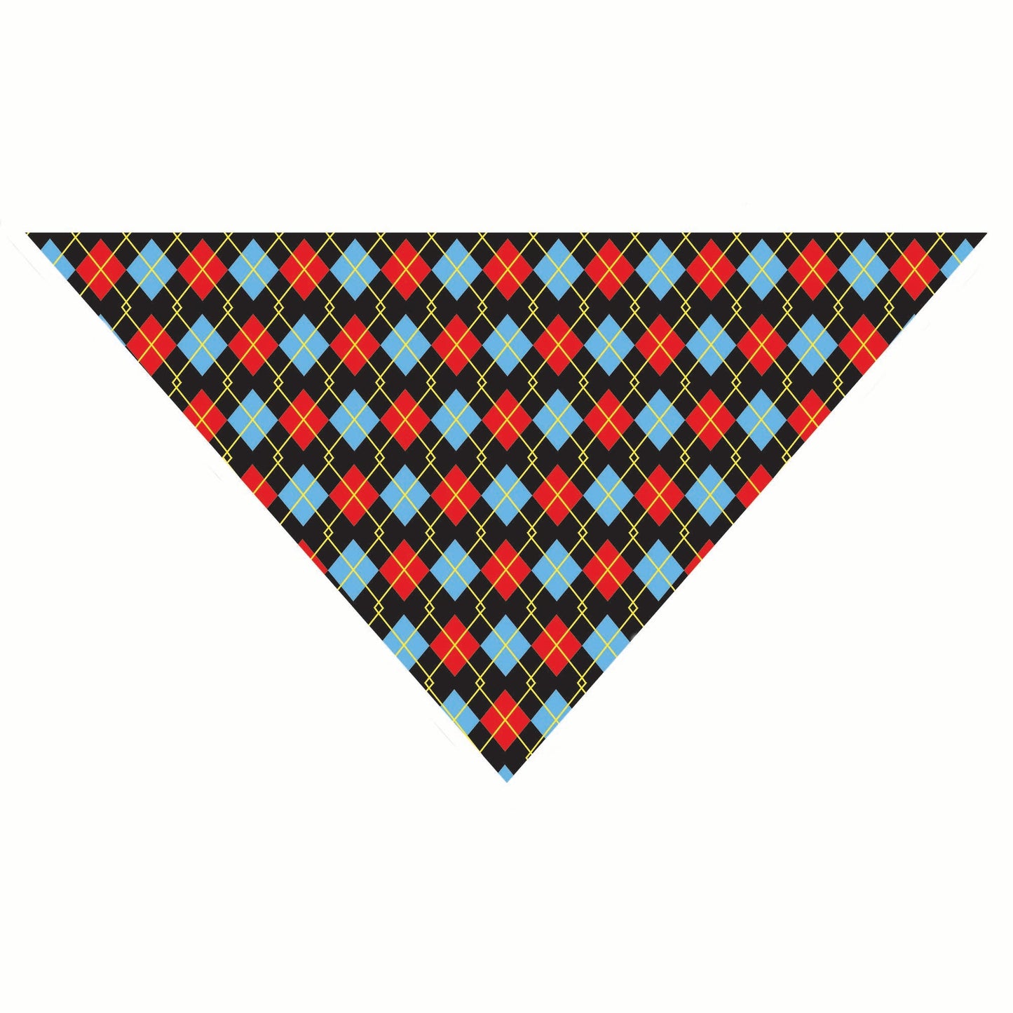 Red Argyle Dog Bandana