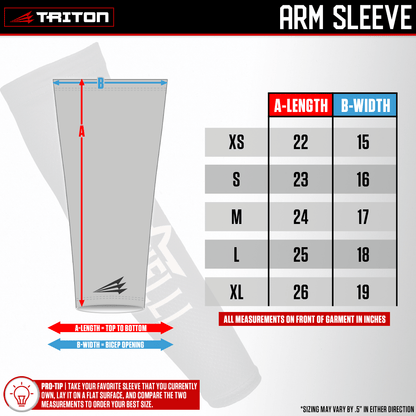 Cream City Ice Cream Baseball HyperDri Performance Compression Sleeve