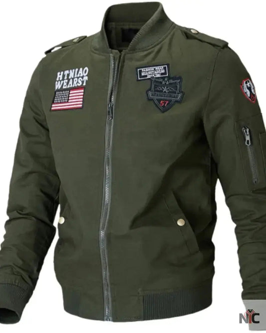 Army Military Motorcycle Jacket