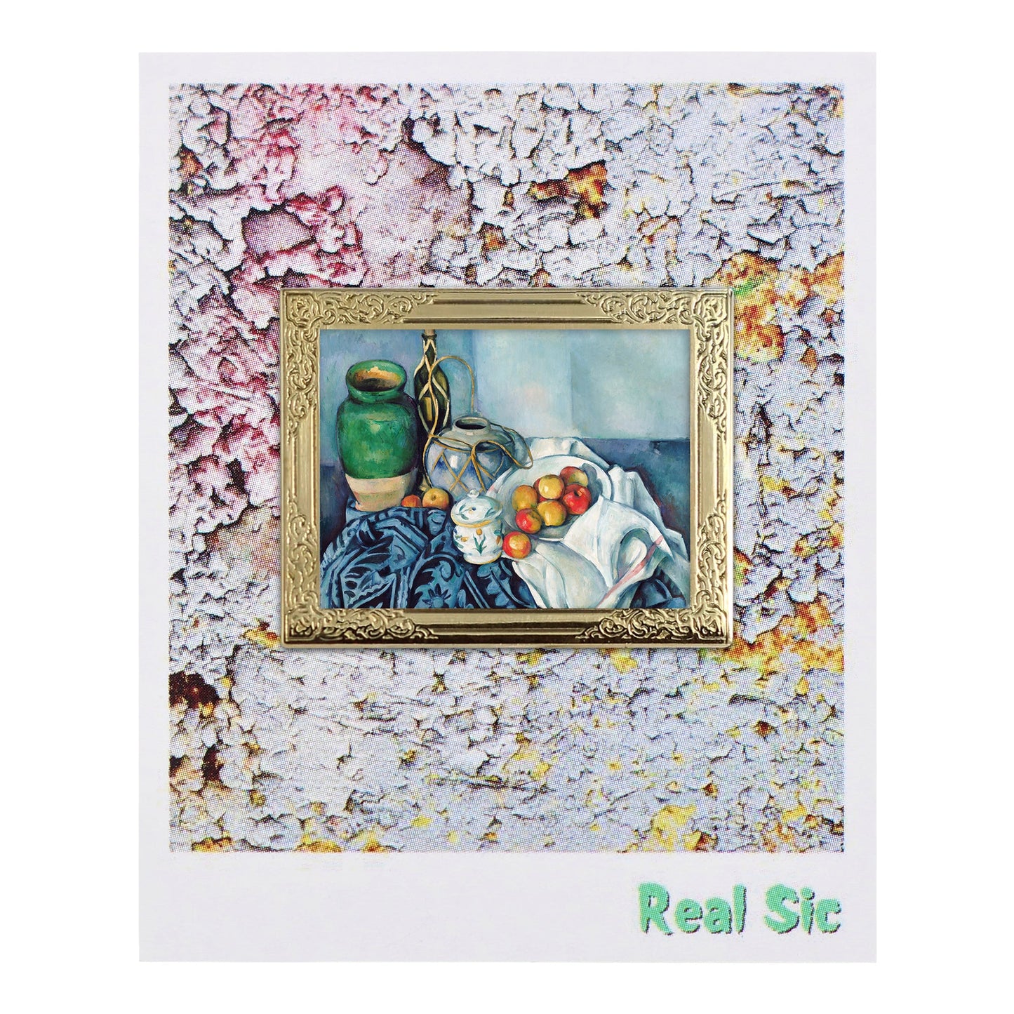 Still Life with Apples By Paul Cézanne Art Frame Pin - Museum Souvenir Fine Art Lapel Pin