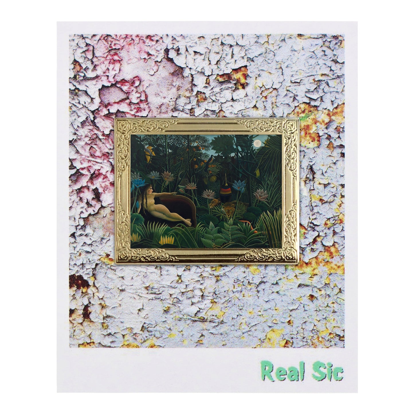 The Dream By Henri Rousseau Art Frame Pin - Museum Souvenir Fine Art Lapel Pin