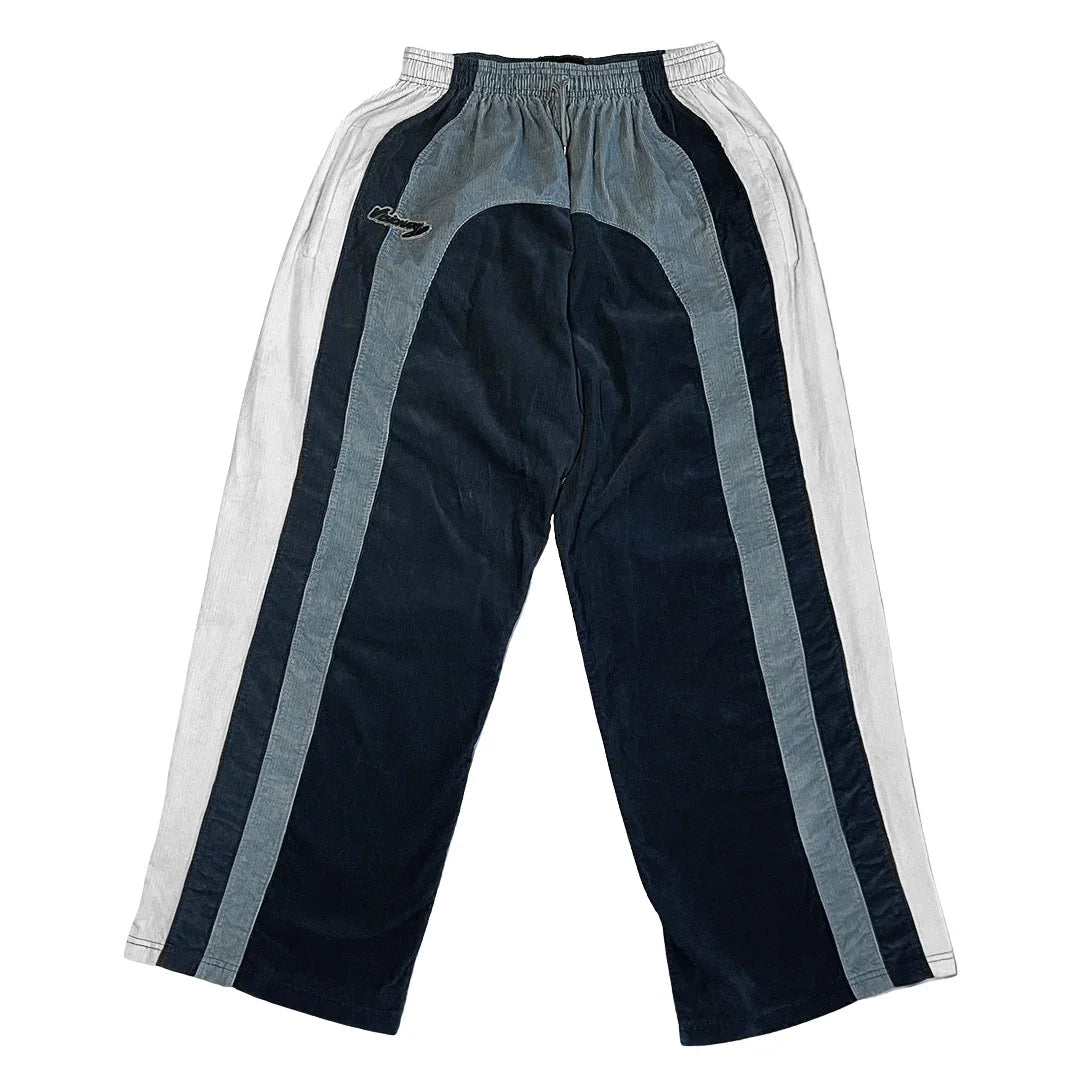"RADIANT AURA" WIDE LEG SWEATS (COASTAL WAVES)