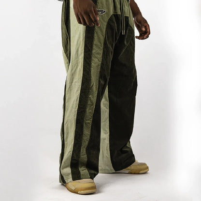 "RADIANT AURA" WIDE LEG SWEATS   (TRIPLE JADE)