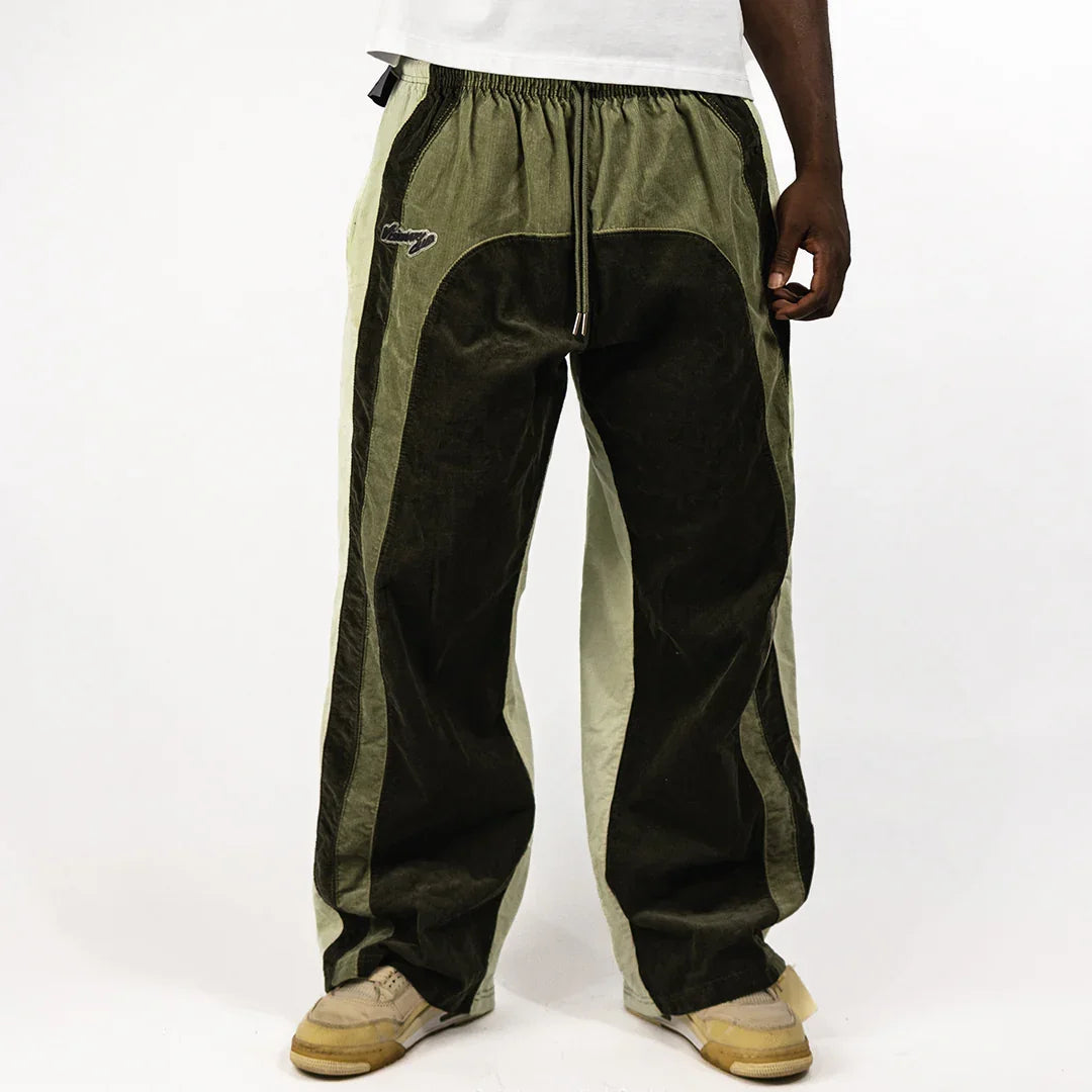 "RADIANT AURA" WIDE LEG SWEATS   (TRIPLE JADE)