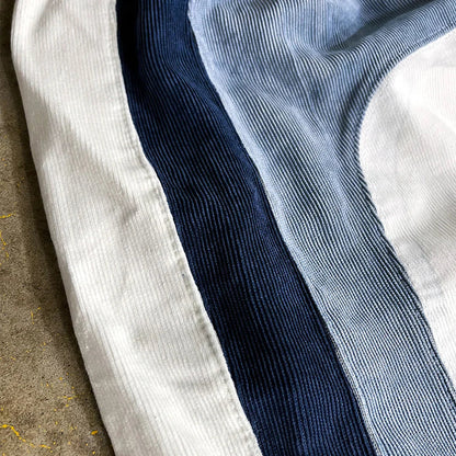 "RADIANT AURA" WIDE LEG SWEATS (COASTAL WAVES)