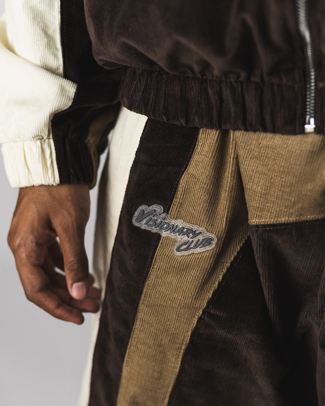 "RADIANT AURA" WIDE LEG SWEATS (CARAMEL MOCHA)