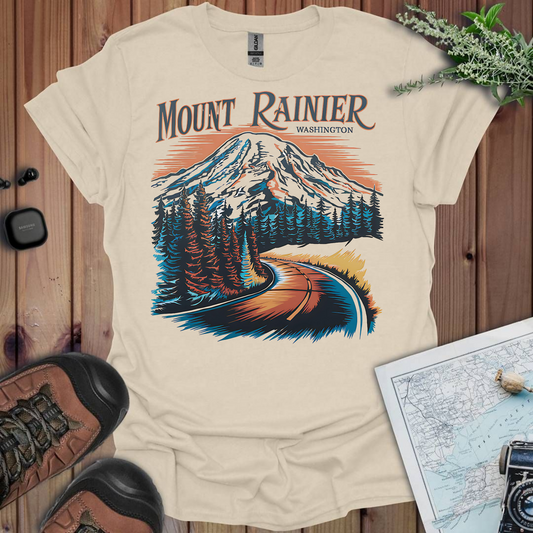Mount Rainier Washington Unisex Fit Softstyle T-Shirt