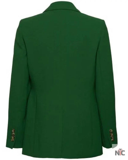 Ashley Newbrough Flipping for Christmas Green Suit