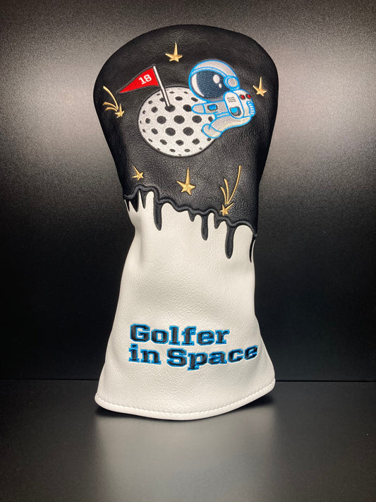 Astronaut Golfer in Space Headcover